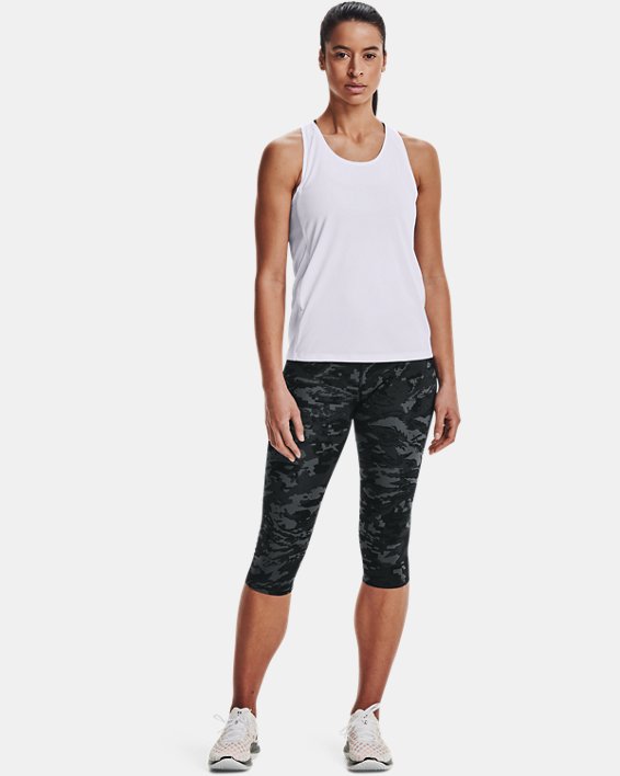 Women's UA Fly-By Tank, White, pdpMainDesktop image number 2